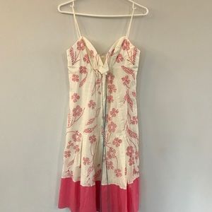 BCBC Max Azria Floral Embroidered Dress